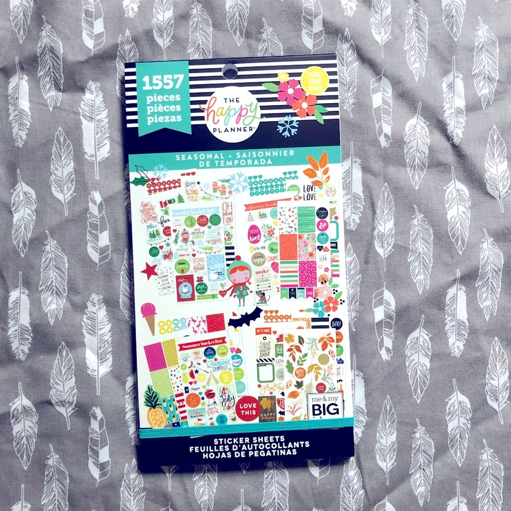 The Happy Planner Seasonal Sticker Sheets 1557 pieces